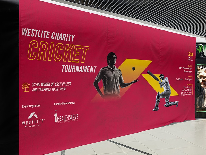 Westlite Charity Cricket Tournament Marketing Campaign